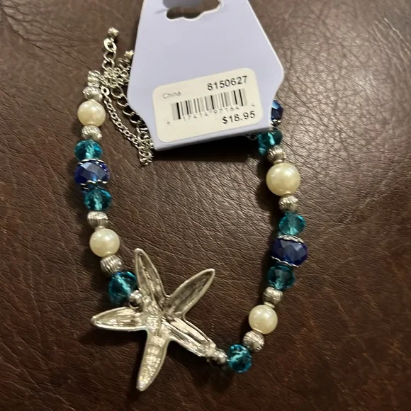 3/$18 - 14” Periwinkle By Barlow Starfish Necklace - New - Lot 495 - Picture 4 of 7